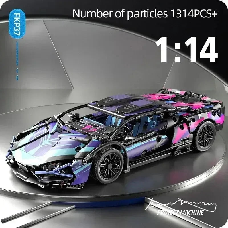 RC Racing Car - 1314 Pcs Static