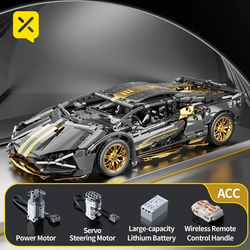 RC Racing Car - 1300 Pcs Electric