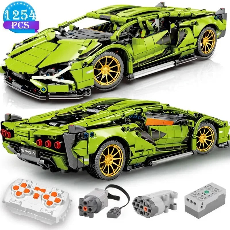 RC Racing Car - 1200 Pcs Electric